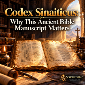 Codex Sinaiticus ancient biblical manuscript displayed for historical study